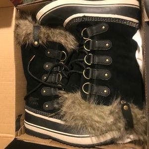Sorel - Joan of Arctic Boots Black Stone/Noir 9